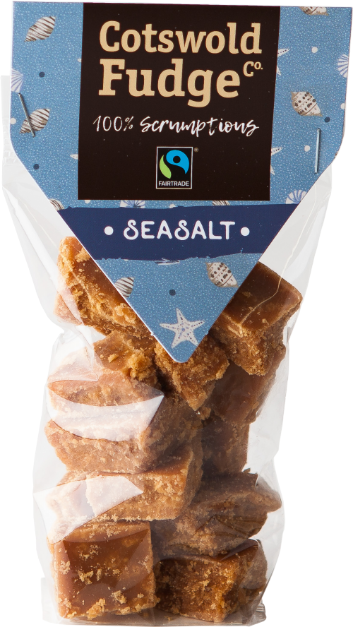 COTSWOLD FUDGE CO. Seasalt Fudge 150g (Pack of 12)