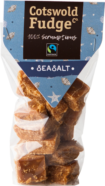 COTSWOLD FUDGE CO. Seasalt Fudge 150g (Pack of 12)