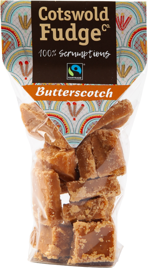 COTSWOLD FUDGE CO. Butterscotch Fudge 150g (Pack of 12)