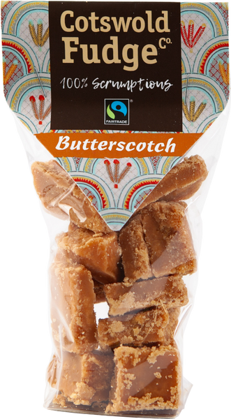 COTSWOLD FUDGE CO. Butterscotch Fudge 150g (Pack of 12)