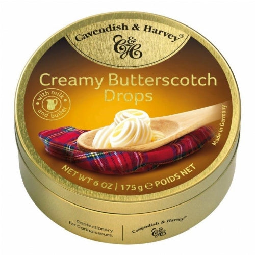 CAVENDISH & HARVEY Butterscotch Drops 175g (Pack of 9)