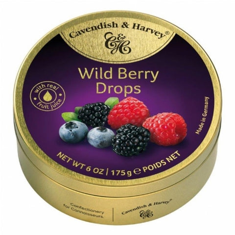 CAVENDISH & HARVEY Wild Berry Drops 175g (Pack of 9)