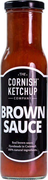 THE CORNISH KETCHUP CO. Brown Sauce 255g (Pack of 6)