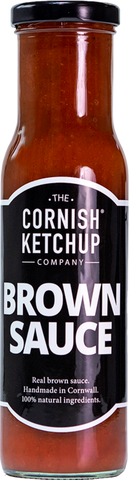 THE CORNISH KETCHUP CO. Brown Sauce 255g (Pack of 6)