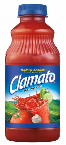 CLAMATO Tomato Cocktail with Clam 946ml (Pack of 12)