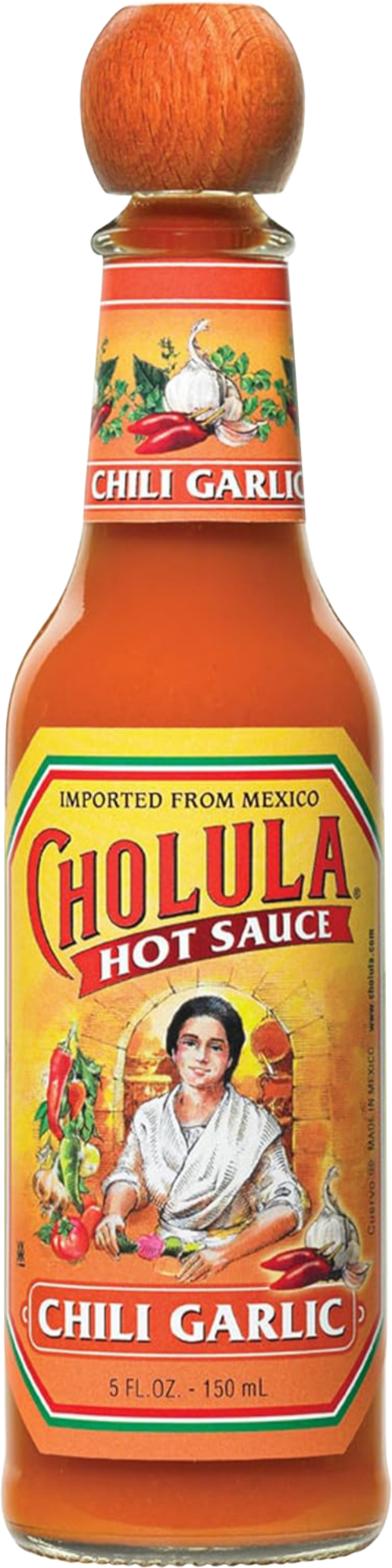CHOLULA Hot Sauce - Chili Garlic 150ml (Pack of 12)