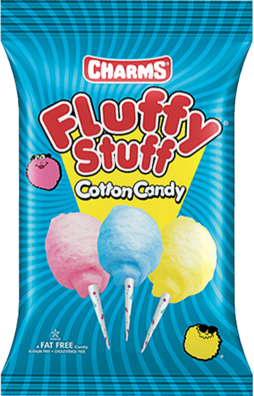 CHARMS Fluffy Stuff Cotton Candy 71g (Pack of 6)