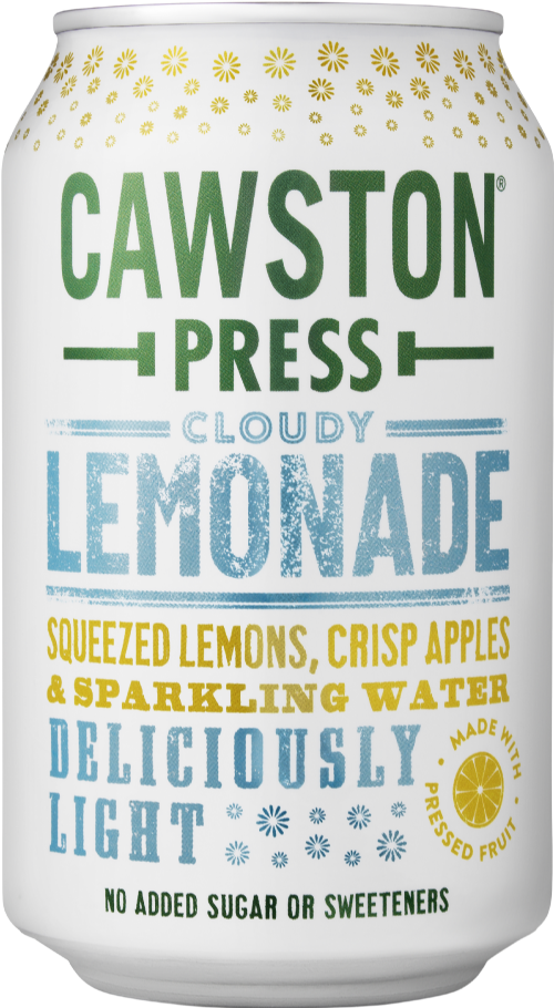 CAWSTON PRESS Sparkling Cloudy Lemonade - Can 330ml (Pack of 24)