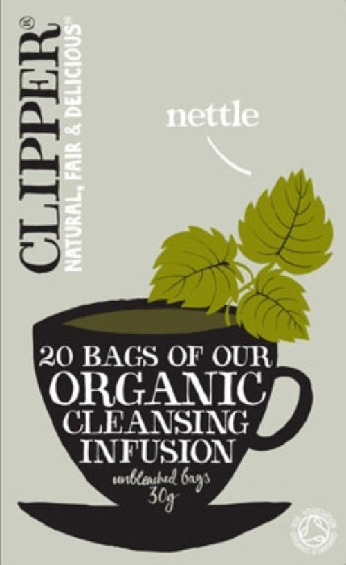 CLIPPER Organic Nettle 20 Tea Bags (Pack of 6)