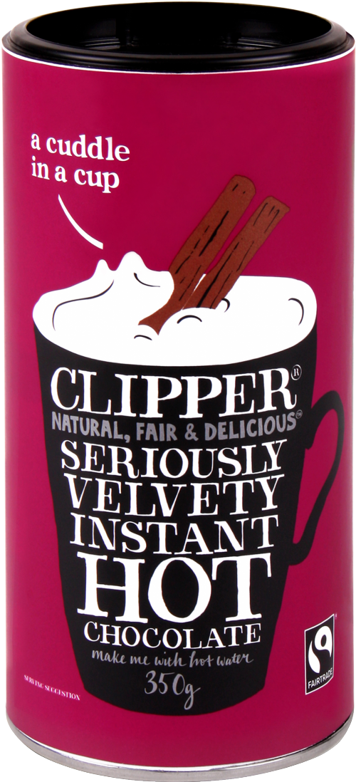 CLIPPER Fairtrade Instant Hot Chocolate 350g (Pack of 6)