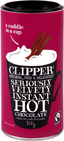 CLIPPER Fairtrade Instant Hot Chocolate 350g (Pack of 6)