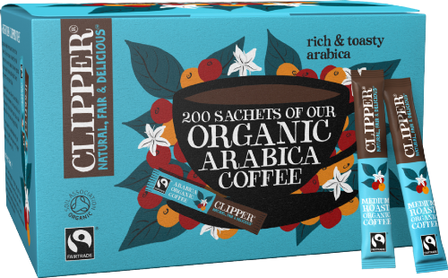 CLIPPER Fairtrade Organic Arabica Coffee - Sticks 1.8g (Pack of 200)