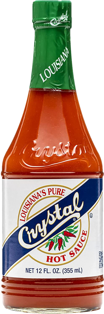 CRYSTAL Louisiana Hot Sauce 355ml (Pack of 12)