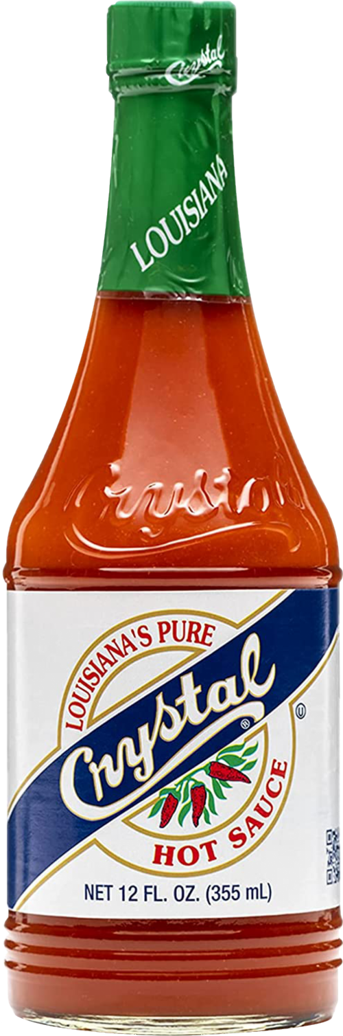 CRYSTAL Louisiana Hot Sauce 355ml (Pack of 12)