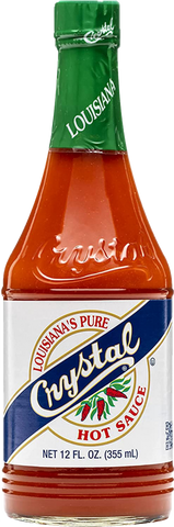 CRYSTAL Louisiana Hot Sauce 355ml (Pack of 12)