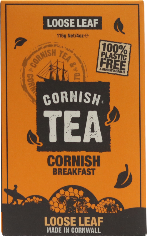 CORNISH TEA CO. Cornish Breakfast Loose Leaf Tea 115g (Pack of 6)