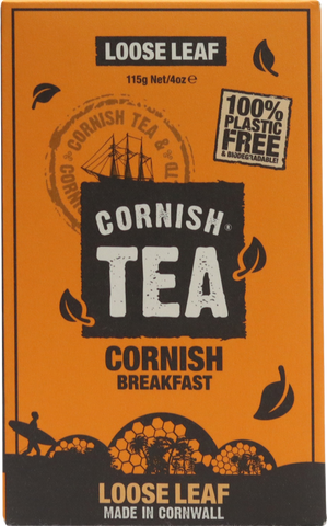 CORNISH TEA CO. Cornish Breakfast Loose Leaf Tea 115g (Pack of 6)