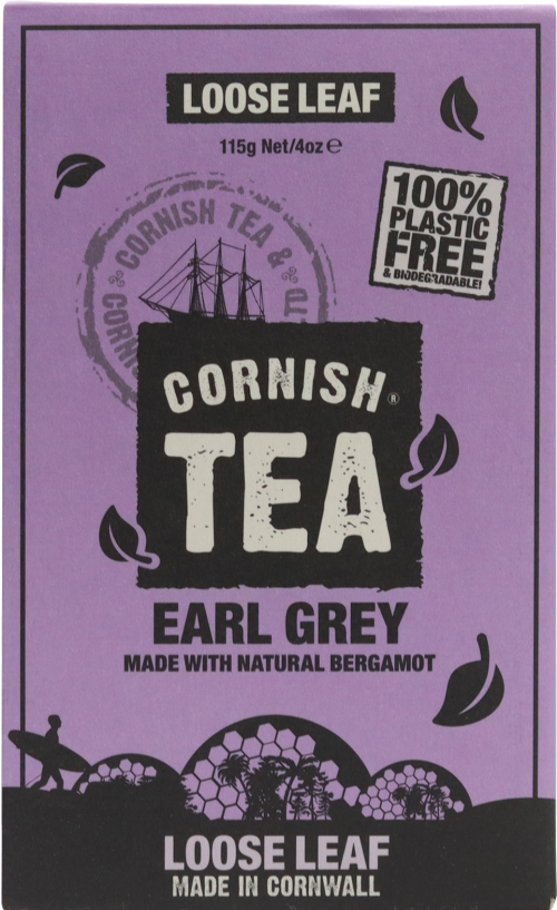 CORNISH TEA COMPANY Earl Grey Loose Leaf Tea 115g (Pack of 6)