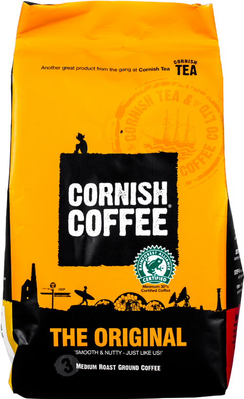 CORNISH COFFEE The Original Ground Coffee 227g (Pack of 6)