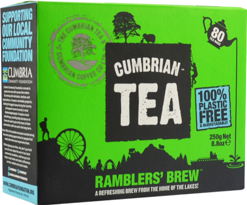 CUMBRIAN TEA Ramblers' Brew 80 Tea Bags 250g (Pack of 12)