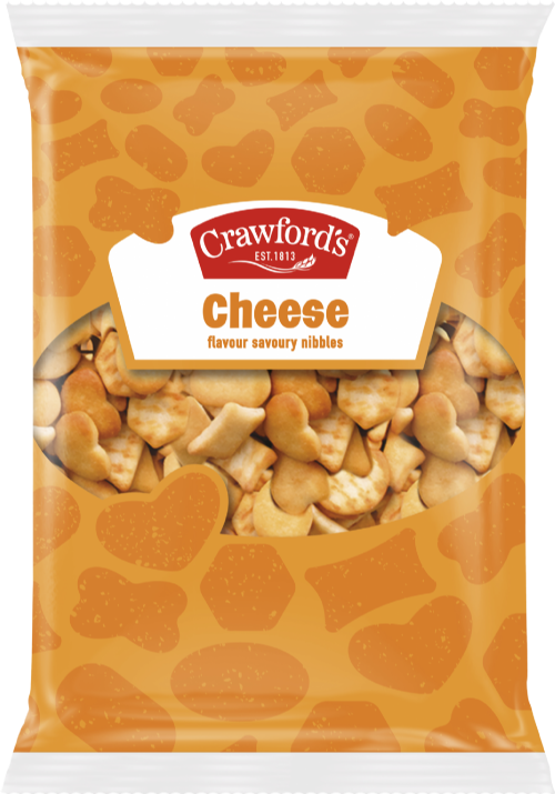 CRAWFORD'S Cheese Savouries 250g (Pack of 10)