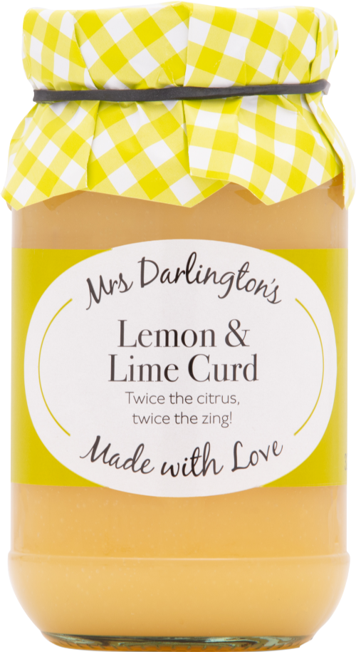 DARLINGTON'S Lemon & Lime Curd 320g (Pack of 6)