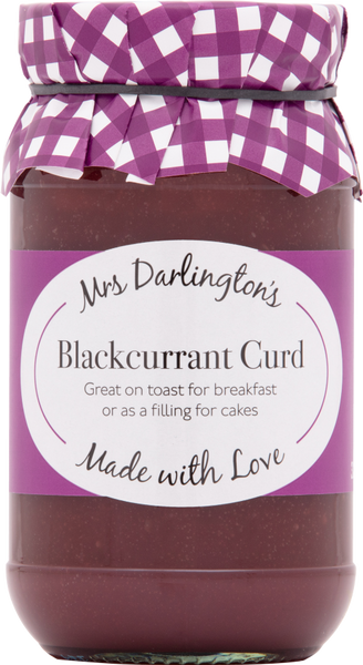 DARLINGTON'S Blackcurrant Curd 320g (Pack of 6)