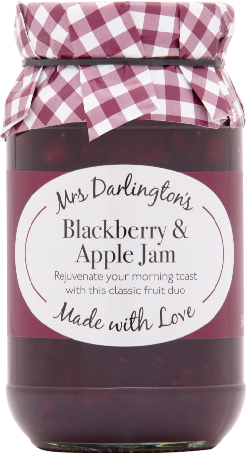 DARLINGTON'S Blackberry & Apple Jam 340g (Pack of 6)