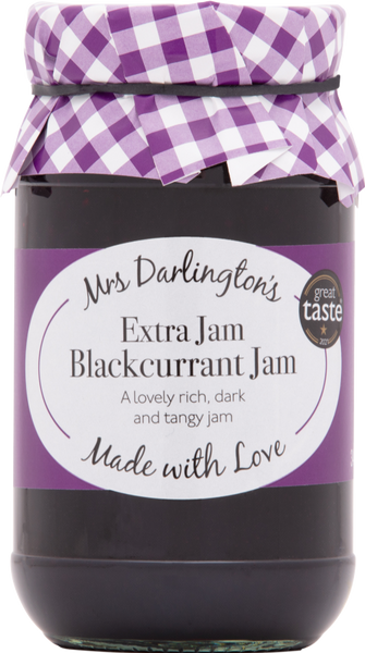 DARLINGTON'S Blackcurrant Jam 340g (Pack of 6)