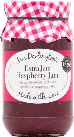 DARLINGTON'S Raspberry Jam 340g (Pack of 6)