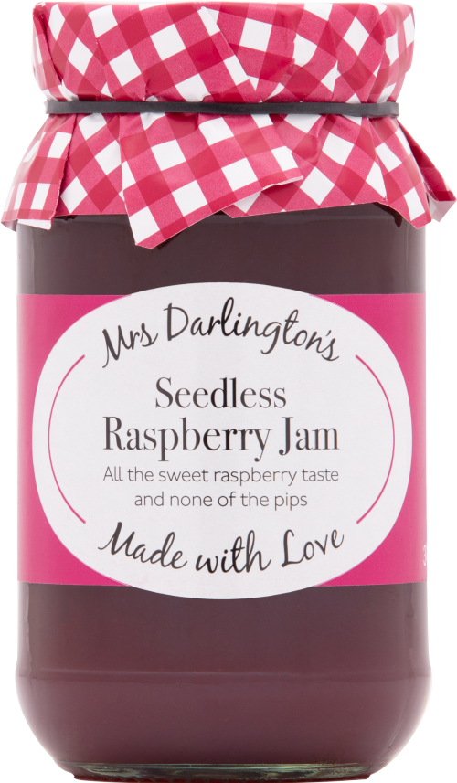 DARLINGTON'S Seedless Raspberry Jam 340g (Pack of 6)