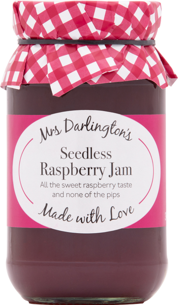 DARLINGTON'S Seedless Raspberry Jam 340g (Pack of 6)