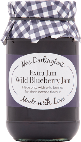 DARLINGTON'S Wild Blueberry Jam 340g (Pack of 6)