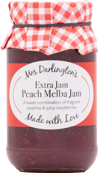 DARLINGTON'S Peach Melba Jam 340g (Pack of 6)