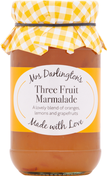 DARLINGTON'S Three Fruit Marmalade 340g (Pack of 6)