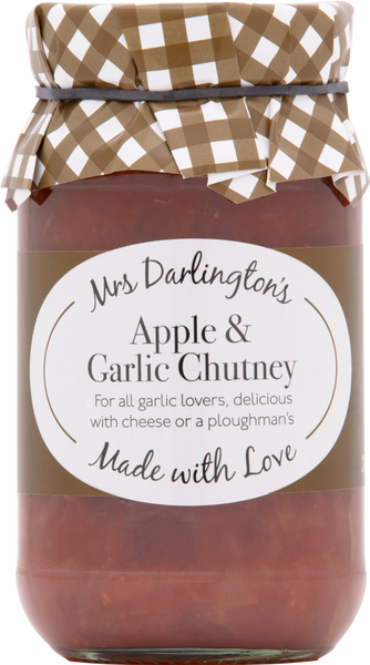 DARLINGTON'S Apple & Garlic Chutney 312g (Pack of 6)