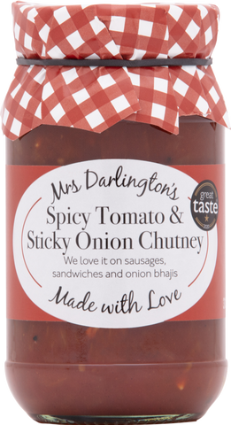 DARLINGTON'S Spicy Tomato & Sticky Onion Chutney 312g (Pack of 6)