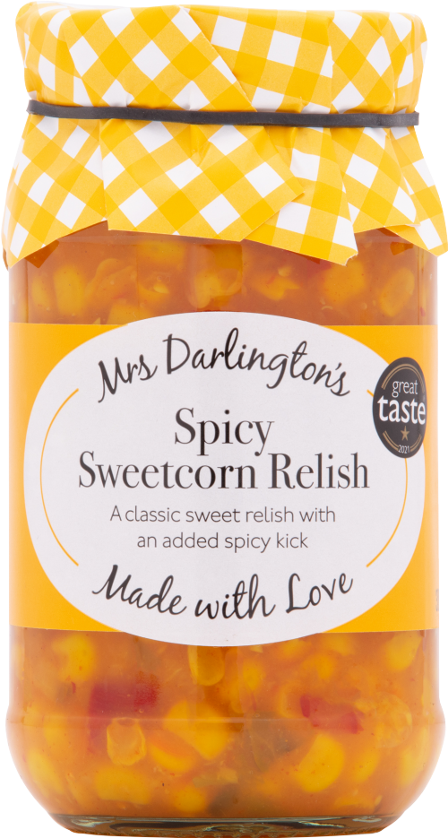 DARLINGTON'S Spicy Sweetcorn Relish 300g (Pack of 6)