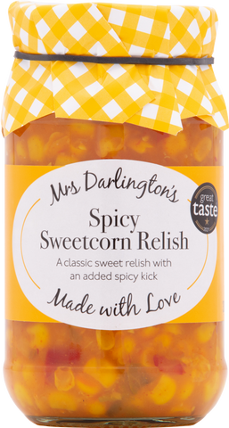 DARLINGTON'S Spicy Sweetcorn Relish 300g (Pack of 6)