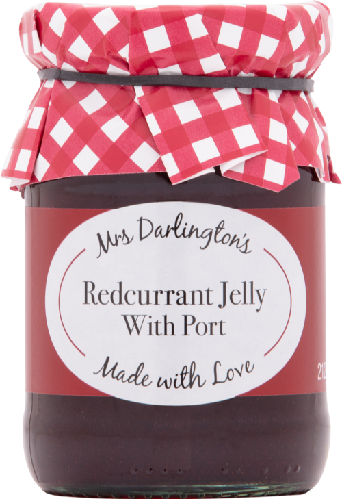 DARLINGTON'S Redcurrant Jelly with Port 212g (Pack of 6)