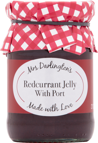 DARLINGTON'S Redcurrant Jelly with Port 212g (Pack of 6)