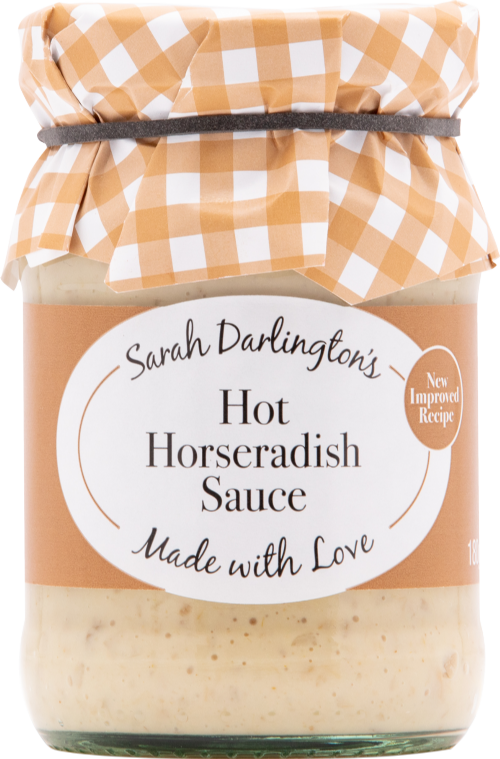 DARLINGTON'S Hot Horseradish Sauce 180g (Pack of 6)