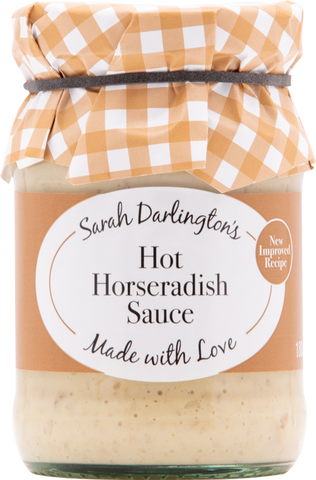 DARLINGTON'S Hot Horseradish Sauce 180g (Pack of 6)