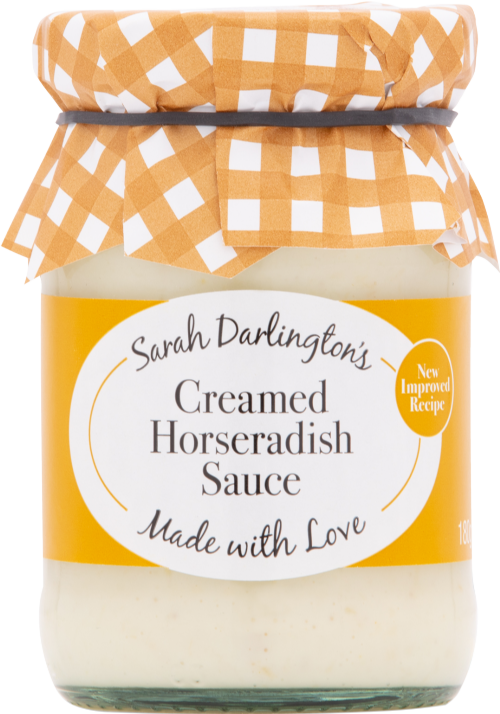 DARLINGTON'S Creamed Horseradish Sauce 180g (Pack of 6)