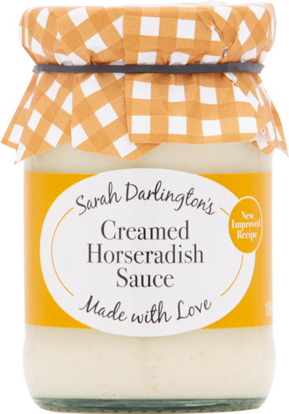 DARLINGTON'S Creamed Horseradish Sauce 180g (Pack of 6)