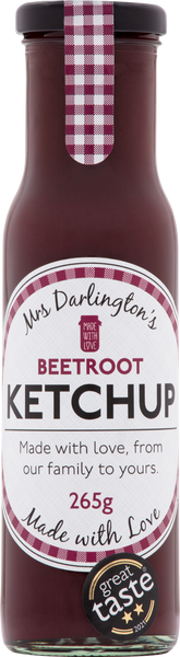 DARLINGTON'S Beetroot Ketchup 265g (Pack of 6)