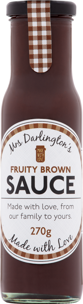 DARLINGTON'S Fruity Brown Sauce 270g (Pack of 6)