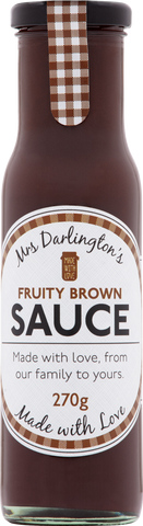 DARLINGTON'S Fruity Brown Sauce 270g (Pack of 6)