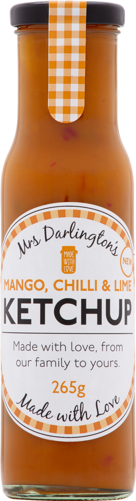 DARLINGTON'S Mango, Chilli & Lime Ketchup 265g (Pack of 6)