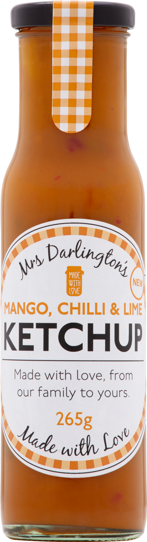 DARLINGTON'S Mango, Chilli & Lime Ketchup 265g (Pack of 6)